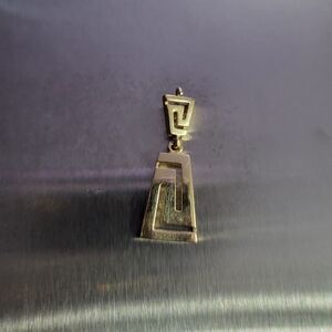 Geometric Gold Pendant
